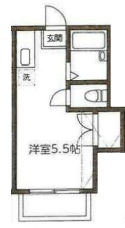 カサフローラ鷺沼台の物件間取画像